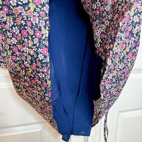 J.CREW -NWT- Button-Up Mini Dress Ditsy Floral Sunny Meadows | Small - Picture 5 of 15